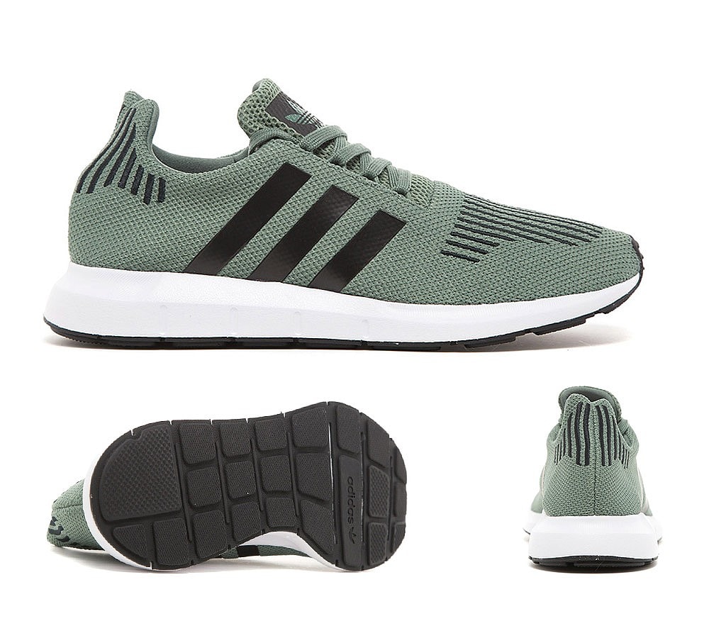 adidas Originals Swift Trainer | Olive / Black / White | Footasylum