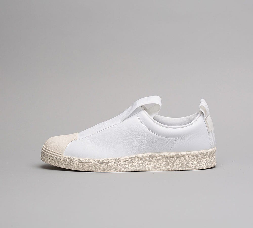 white slip on trainer womens