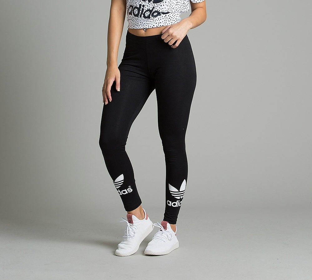 adidas Originals Womens Trefoil Leggings | Black | Footasylum