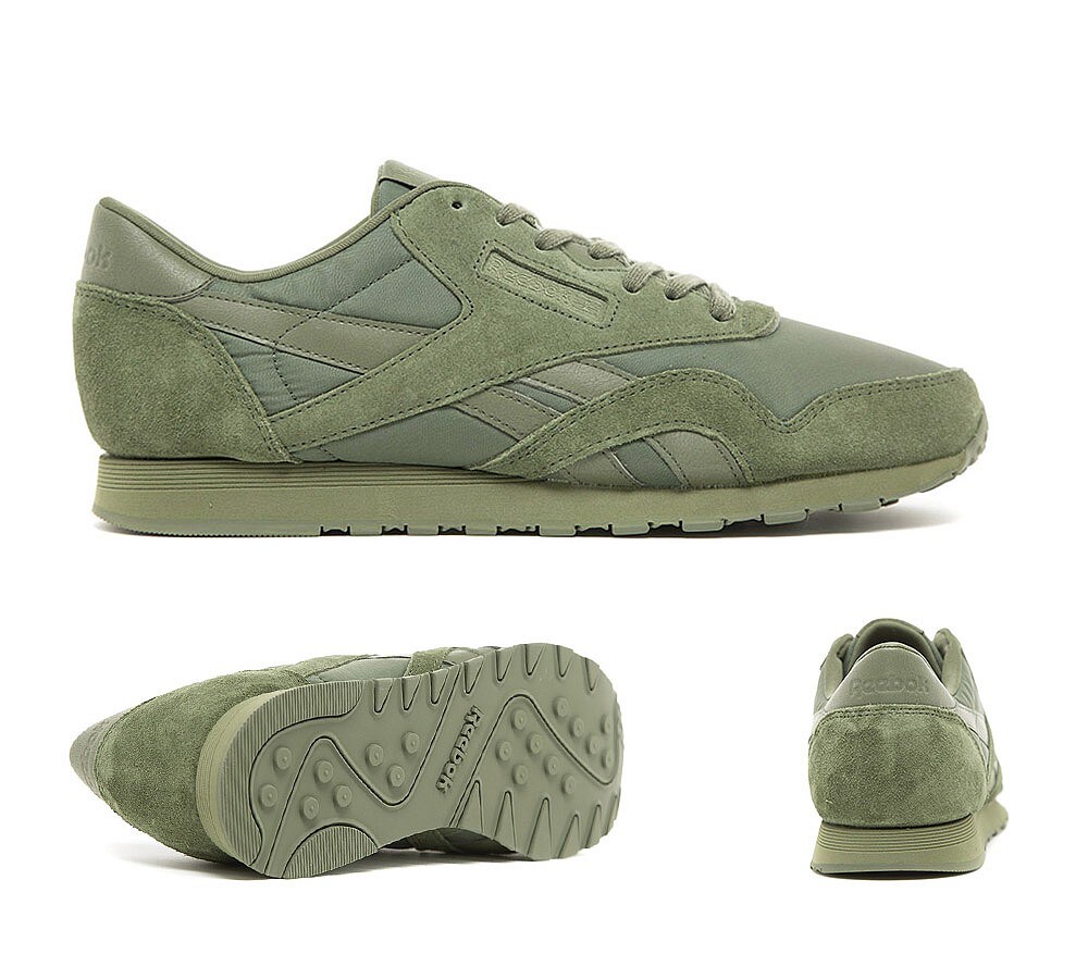 reebok classic hunter green