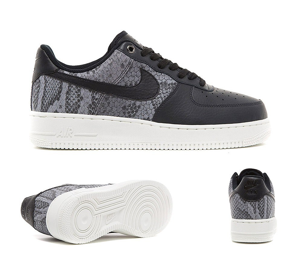 black & grey air force 1 07 lv8 trainers