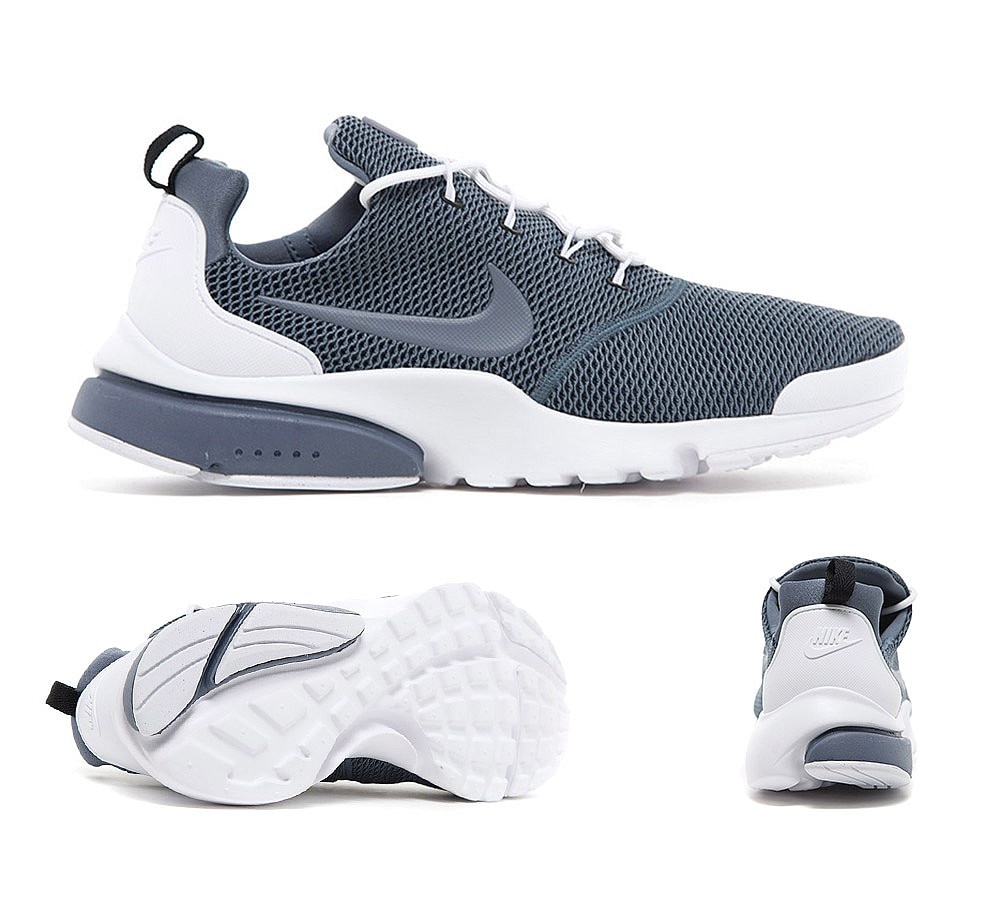 Nike Presto Fly SE Knit Trainer | White / Armory Blue | Footasylum