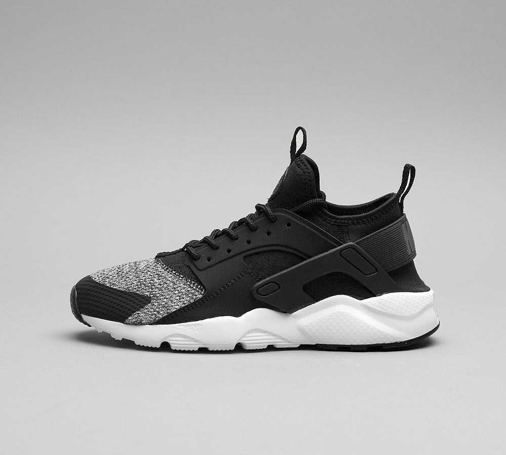 Nike Junior Air Huarache Run Ultra Trainer | Black / Anthracite / White | Footasylum