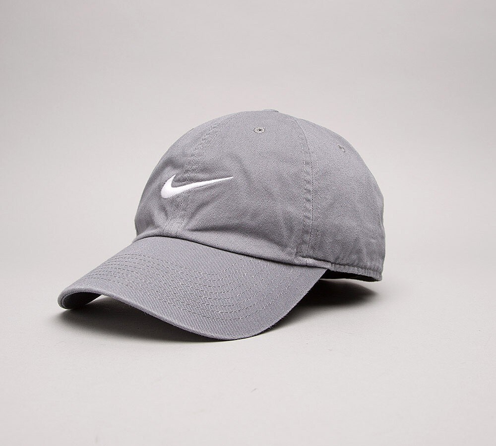 grey nike swoosh cap