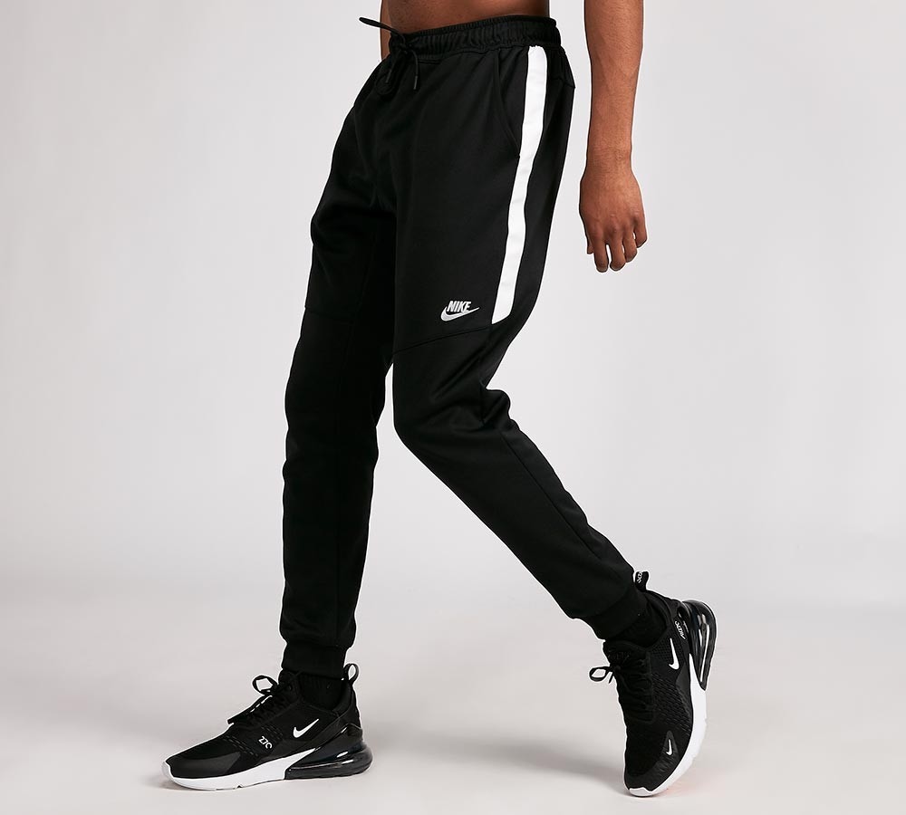 Nike Tribute Track Pant | Black / White / Silver | Footasylum