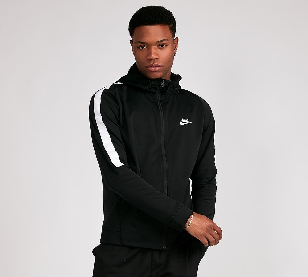 nike tribute track top black