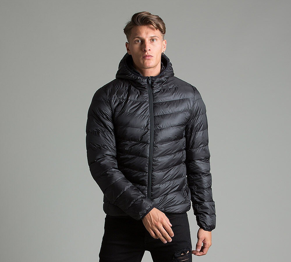 brave soul hooded puffer insulated jacket