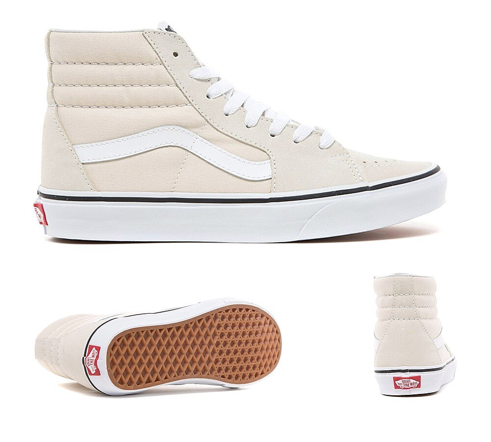 Vans Womens Sk8Hi Trainer Birch / True White Footasylum