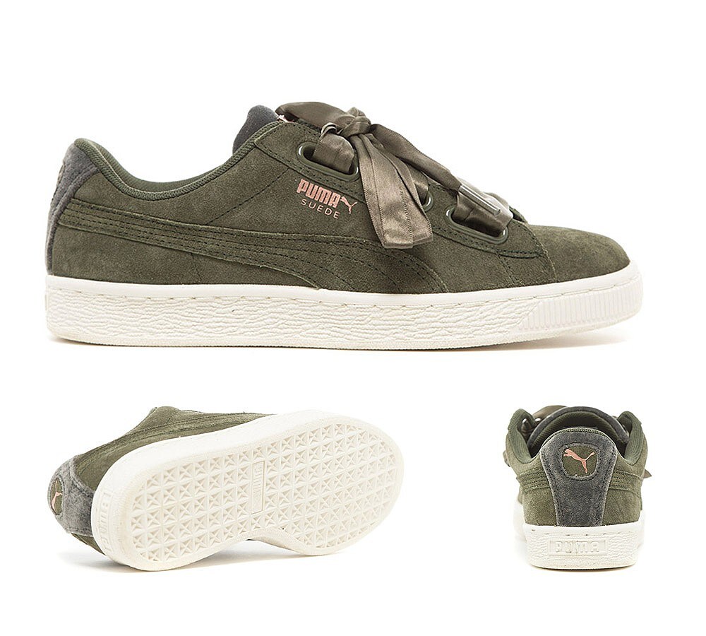 puma heart olive