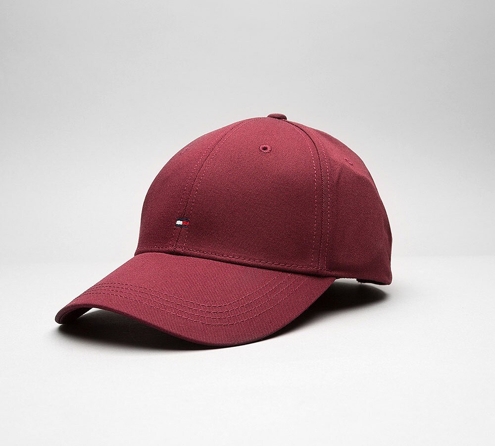tommy-hilfiger-classic-small-logo-cap-burgundy-footasylum