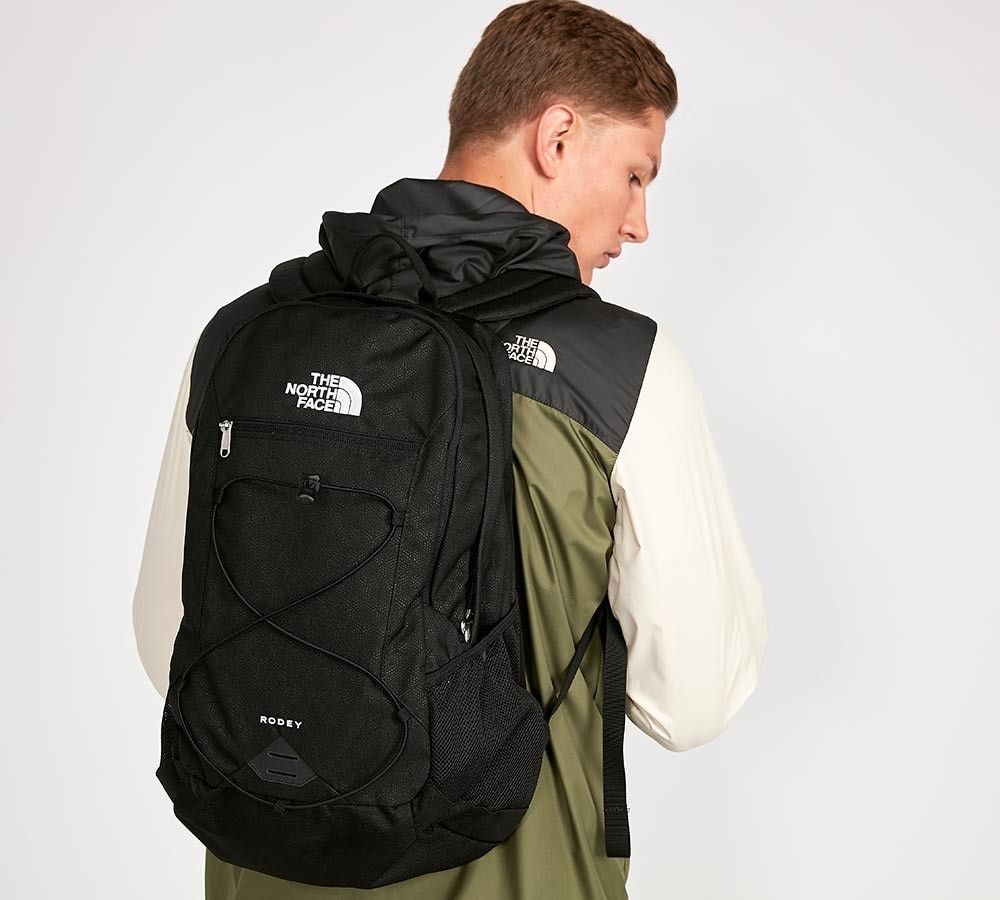 The North Face Rodey Backpack Black Footasylum