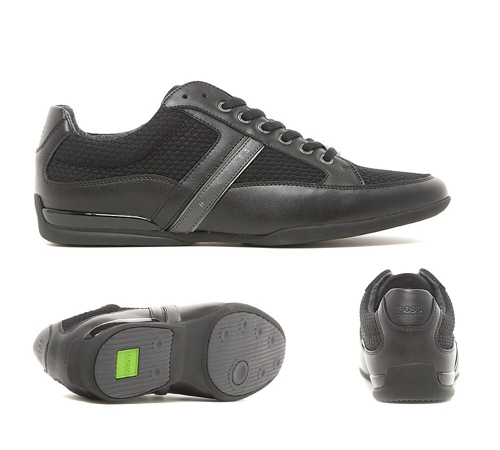 Hugo Boss Space Neoprene Trainer Black / Black Footasylum