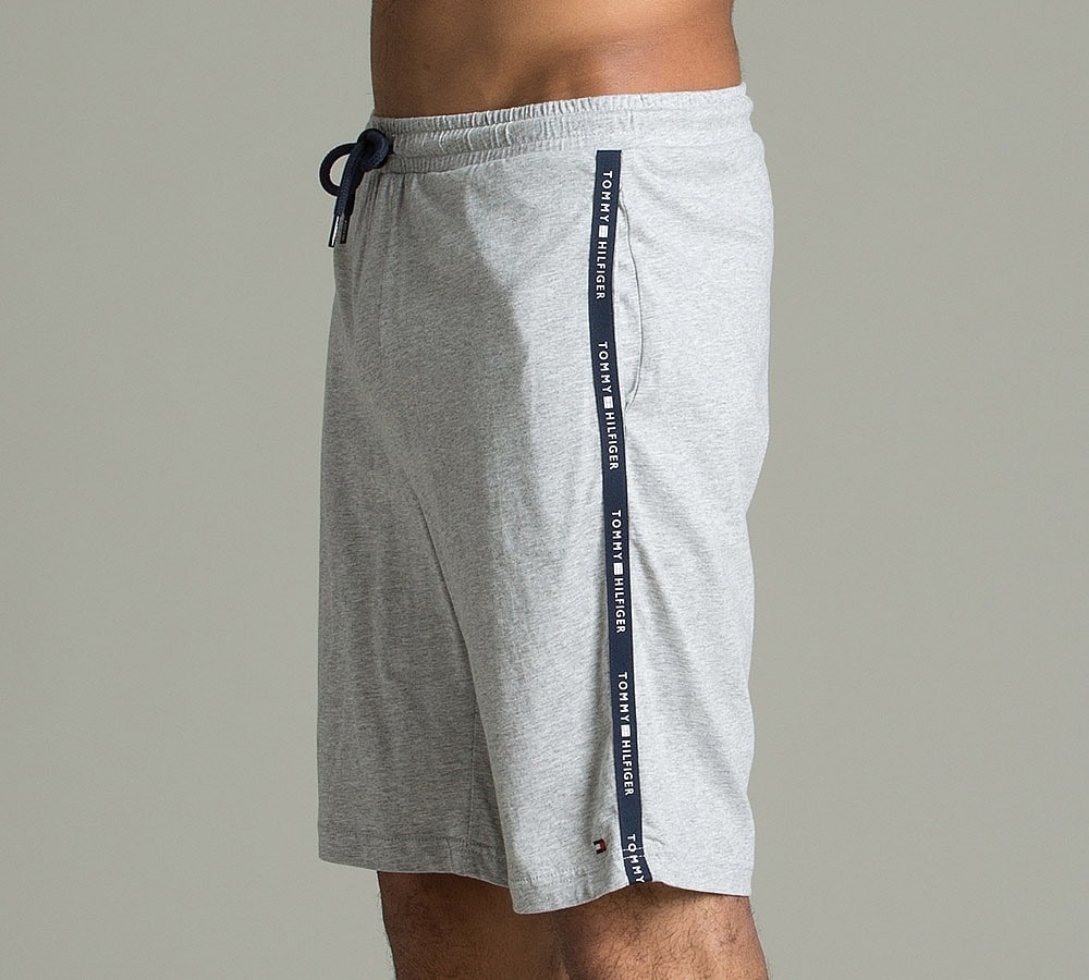 Tommy Hilfiger Taped Jersey Short Grey Heather Footasylum