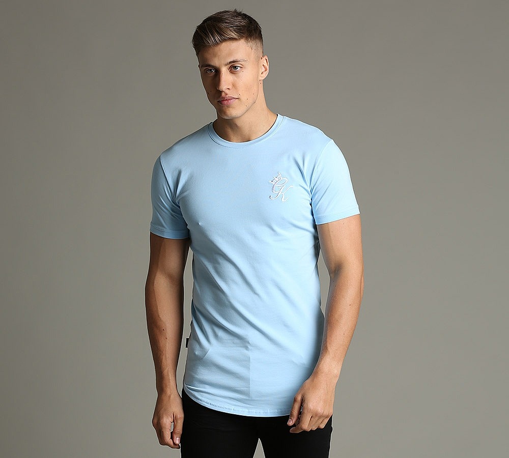 Gym King Longline TShirt Blue Bell Footasylum