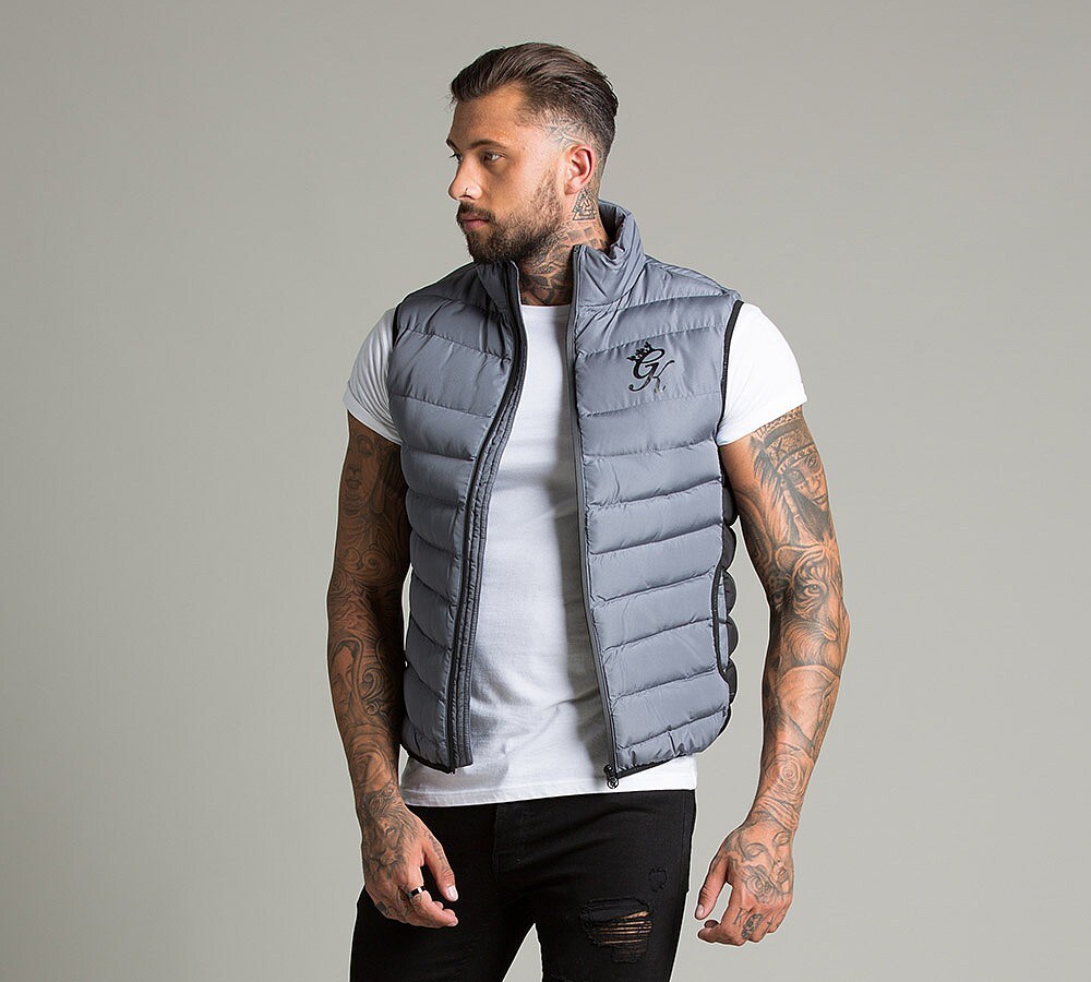 Gym King Core Gilet Steel Footasylum
