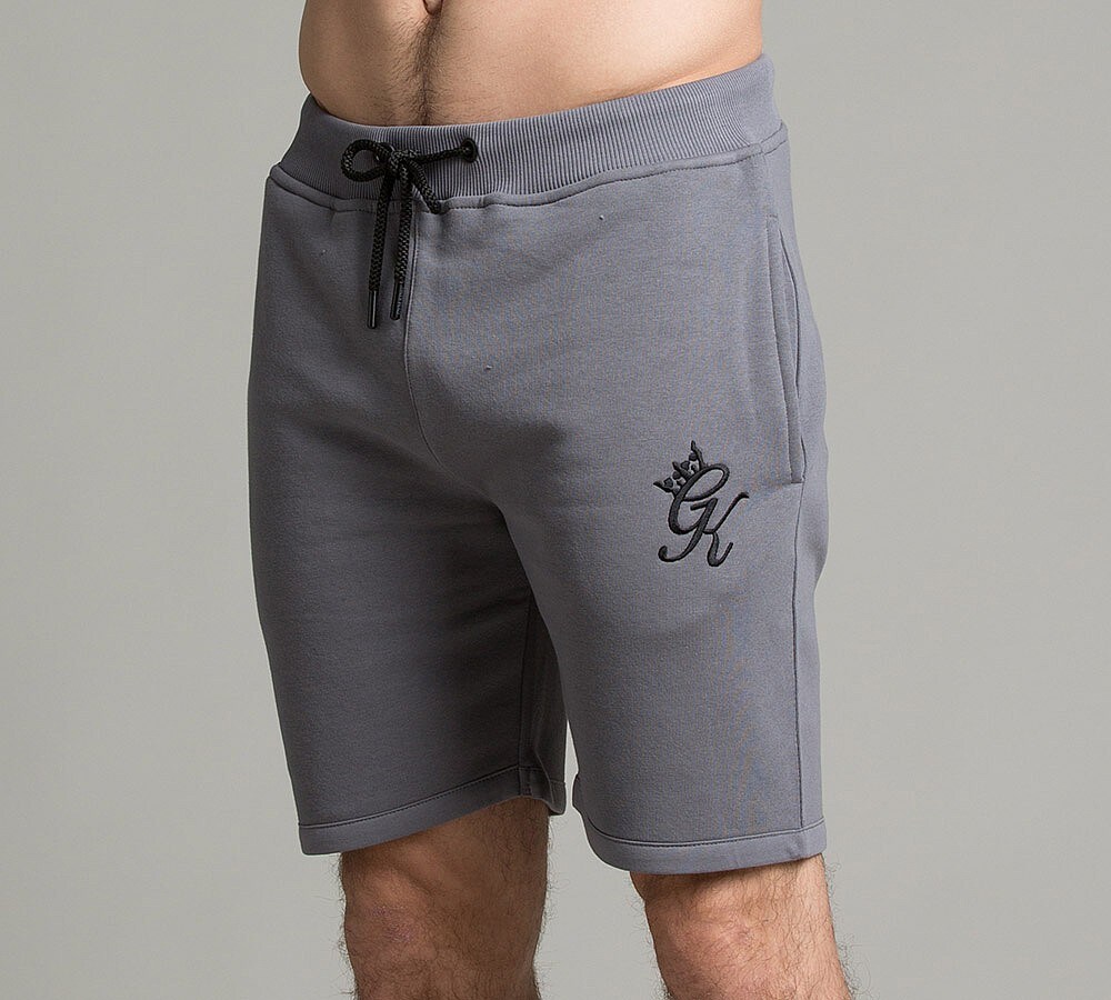 Gym King Fleece Short Steel Footasylum