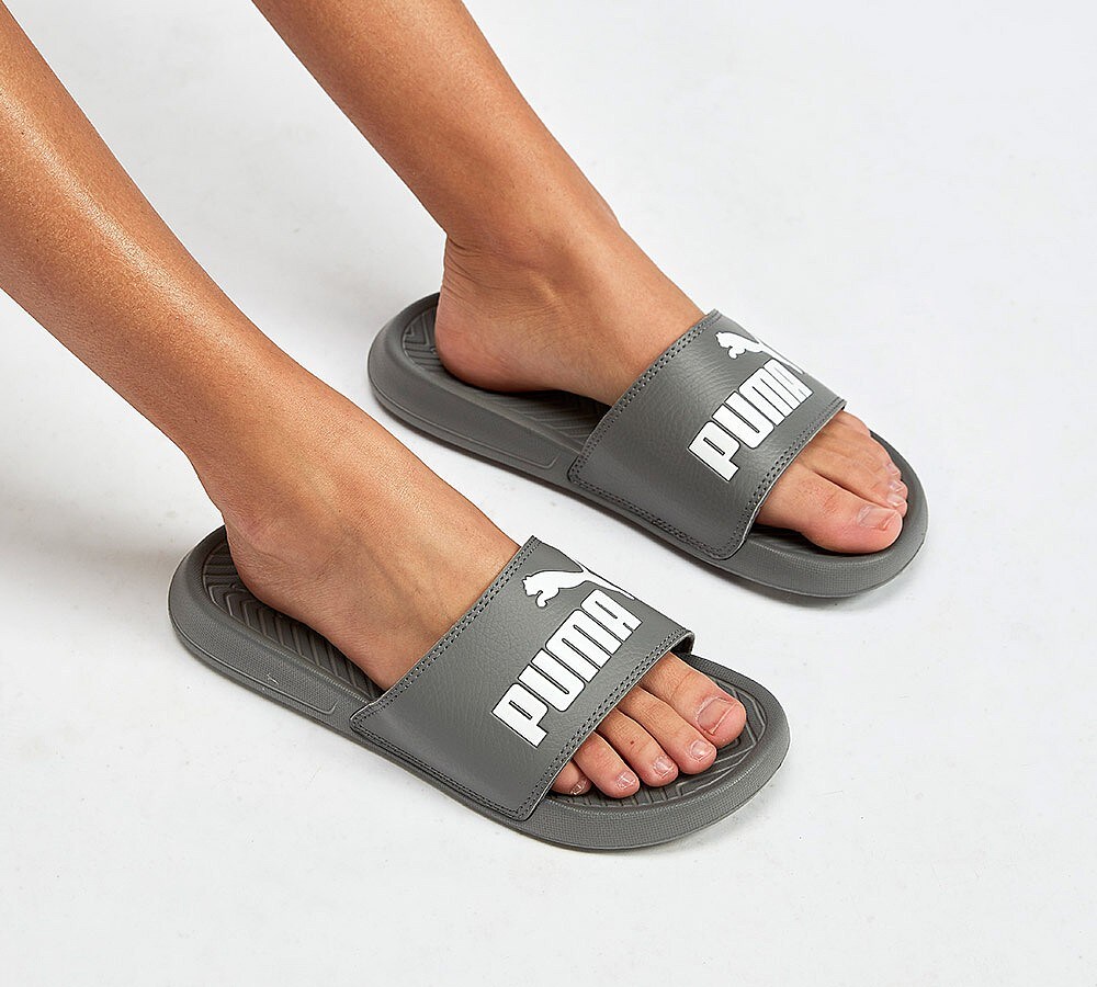 puma leather slides