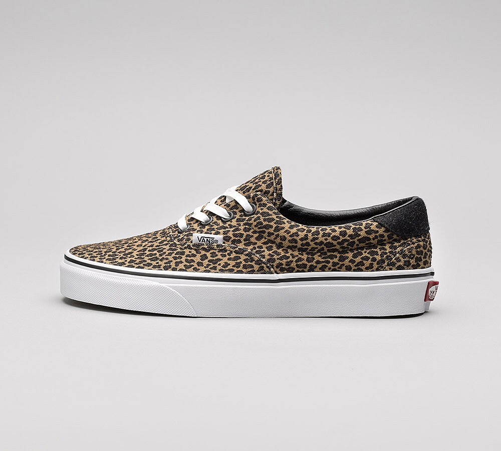 vans beige & brown era 59 mini leopard trainers vans beige & brown era 59 mini leopard trainers