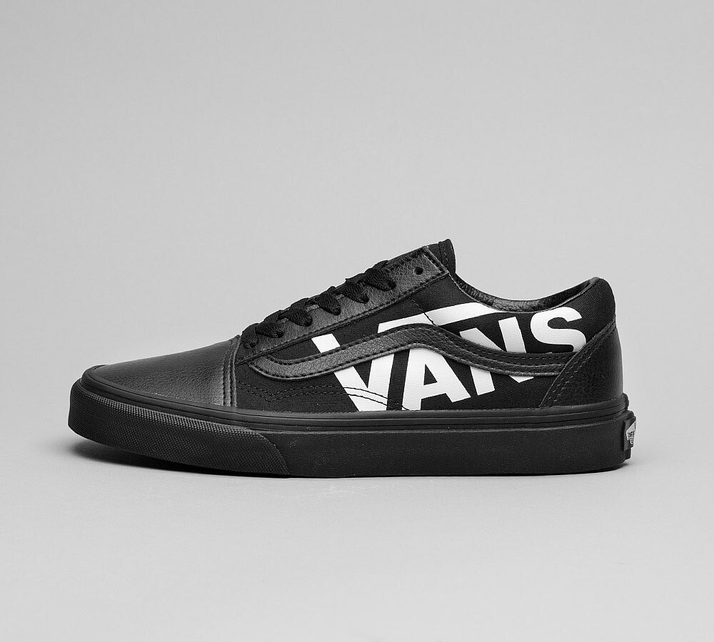 Vans Womens Old Skool Print Trainer Black / White Footasylum