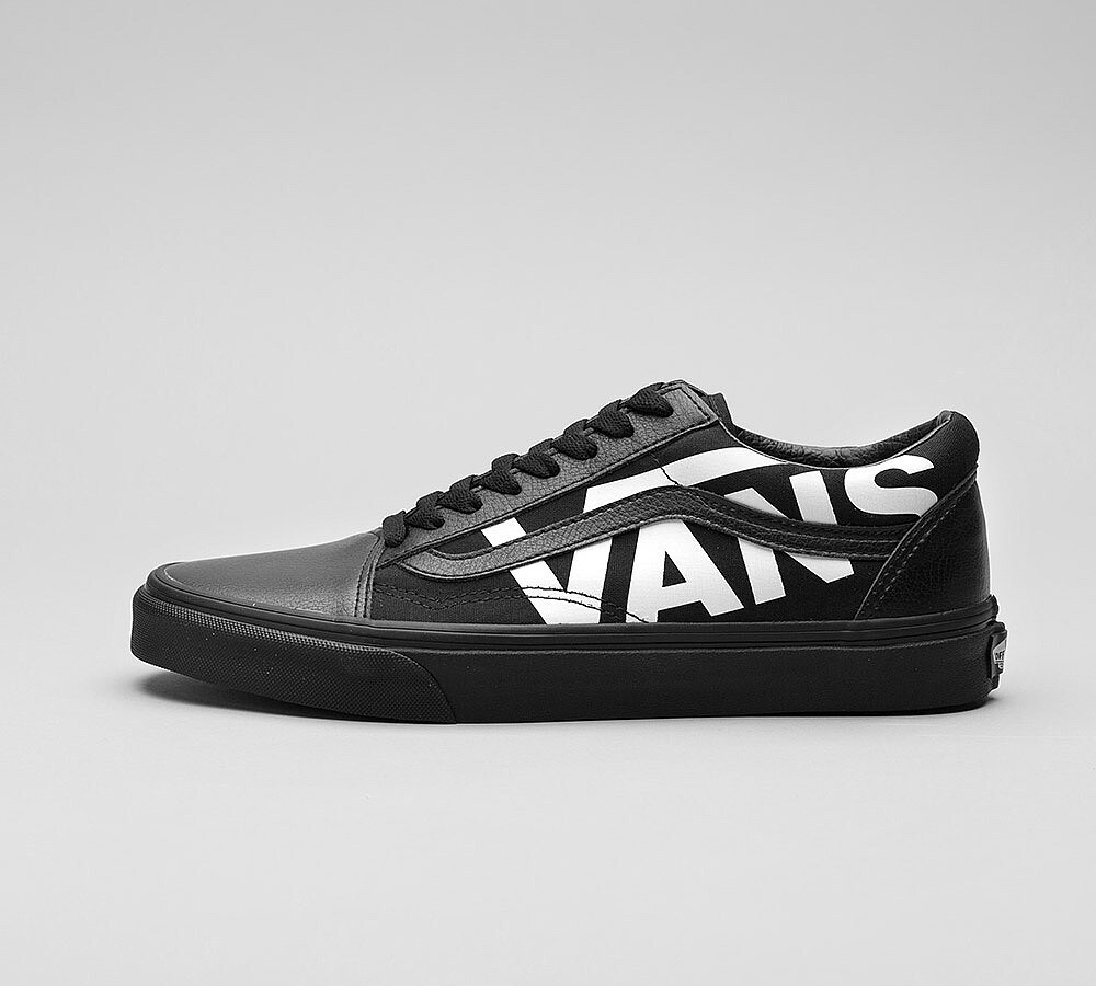vans old skool logo print
