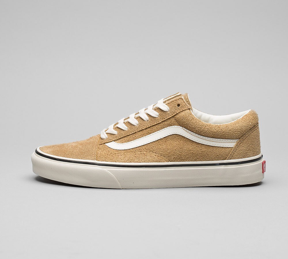 tan fuzzy vans