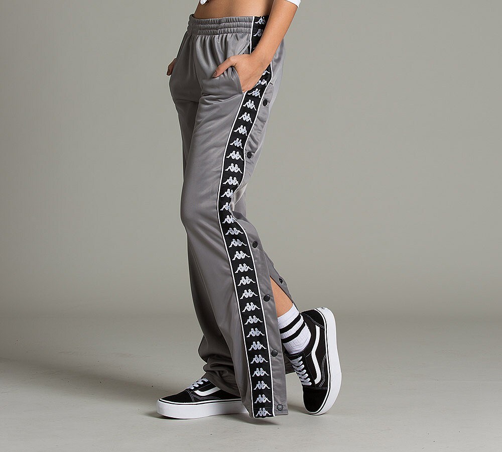 Kappa Womens Wise Authentic Pant Grey Footasylum