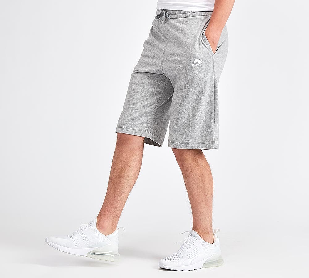 grey nike shorts junior