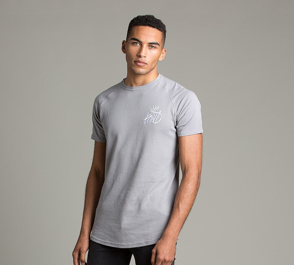 Kings Will Dream Drivel Waffle TShirt Grey Footasylum