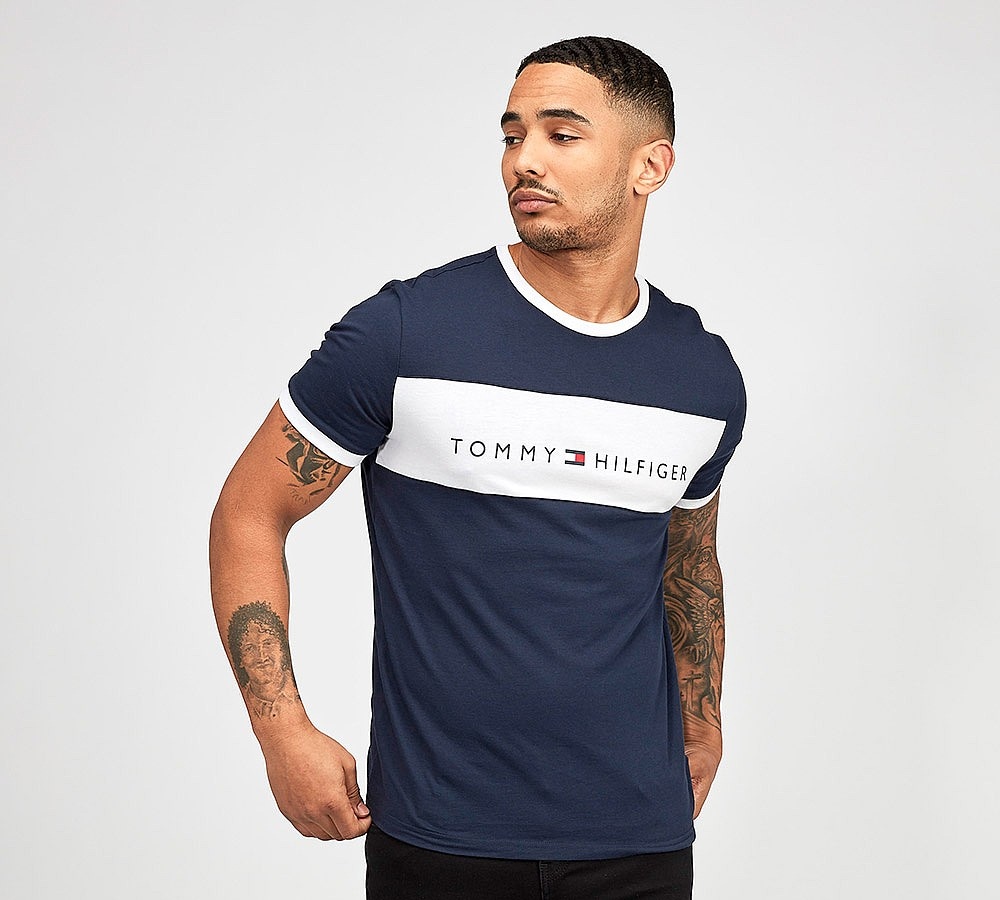 Tommy Hilfiger Retro Ringer T-Shirt | Navy / White | Footasylum