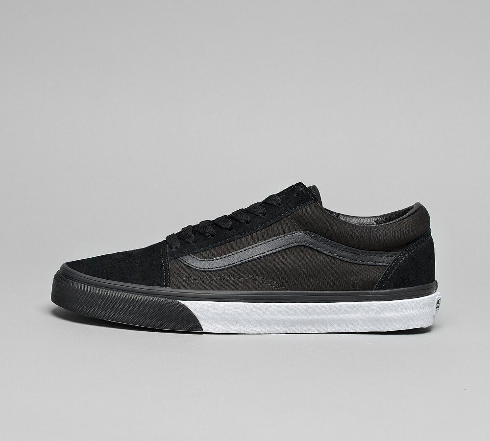 vans old skool mono black white