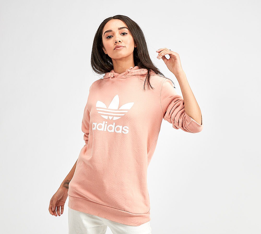 pink adidas sweatshirt womens