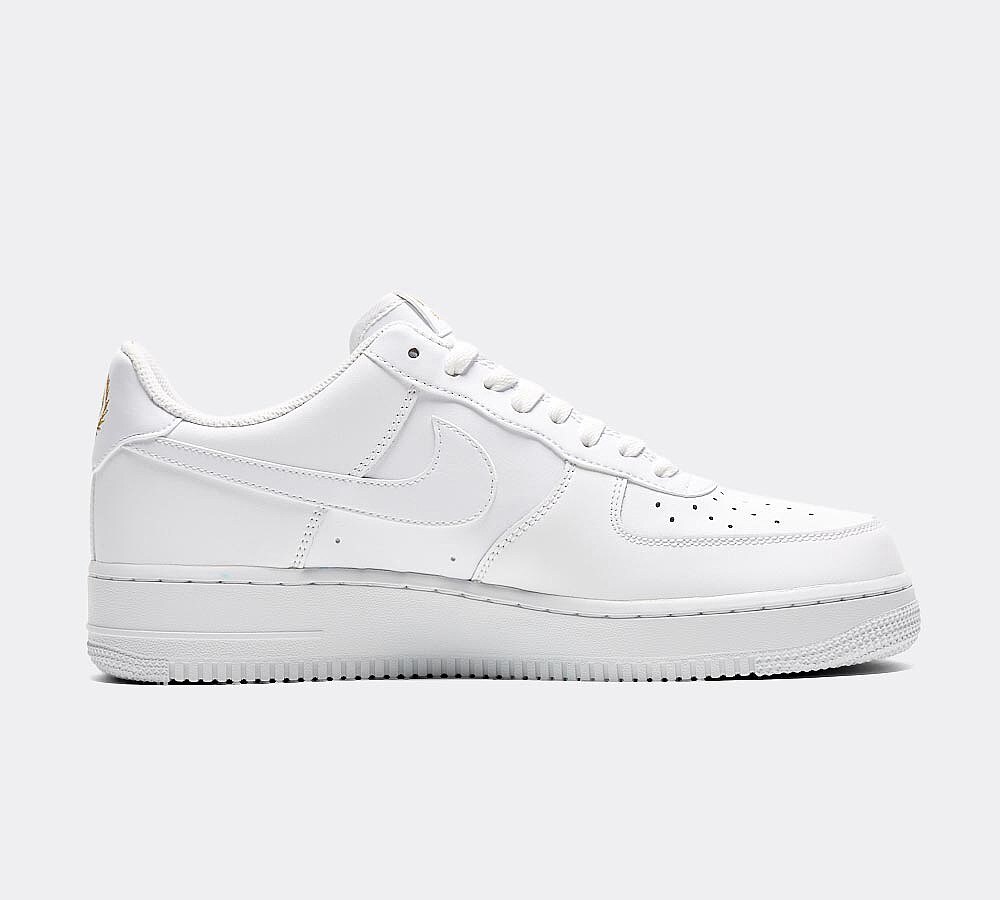 air force 1 metallic gold white