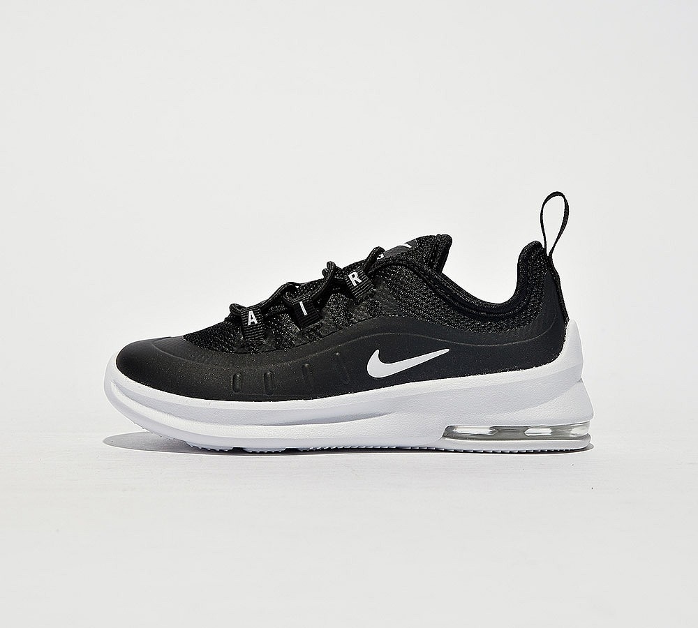 nike junior air max axis trainer black / khaki / volt