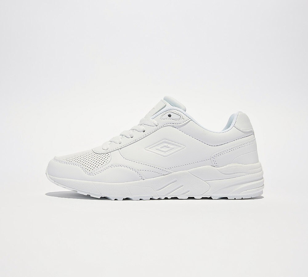 white umbro trainers
