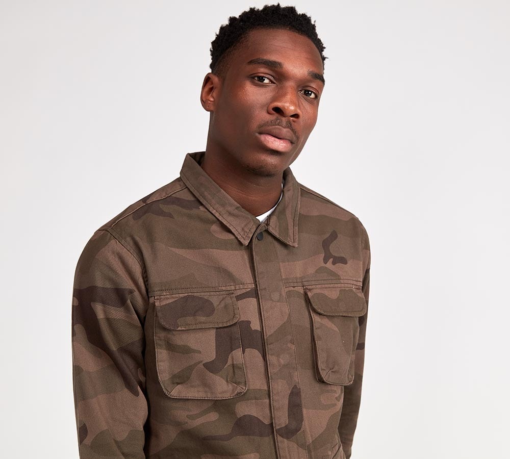 brave soul camouflage jacket