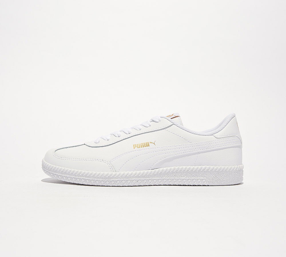 puma white leather trainers