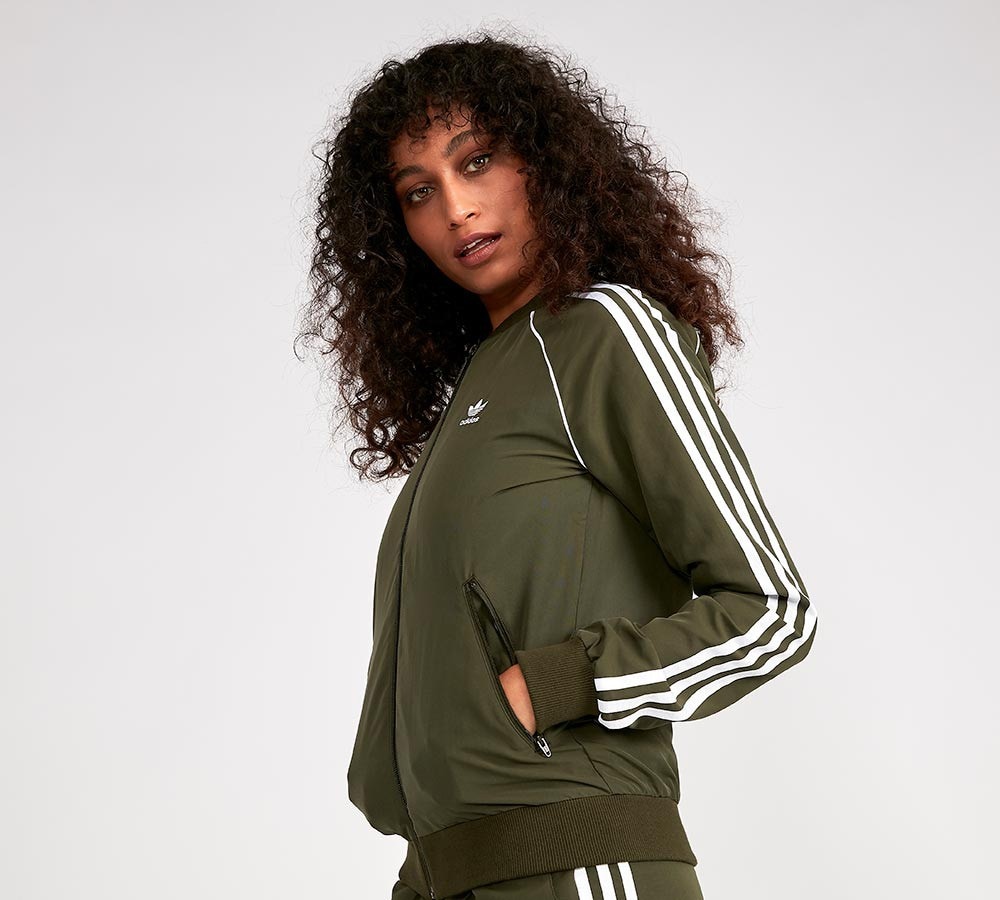 womens khaki adidas top