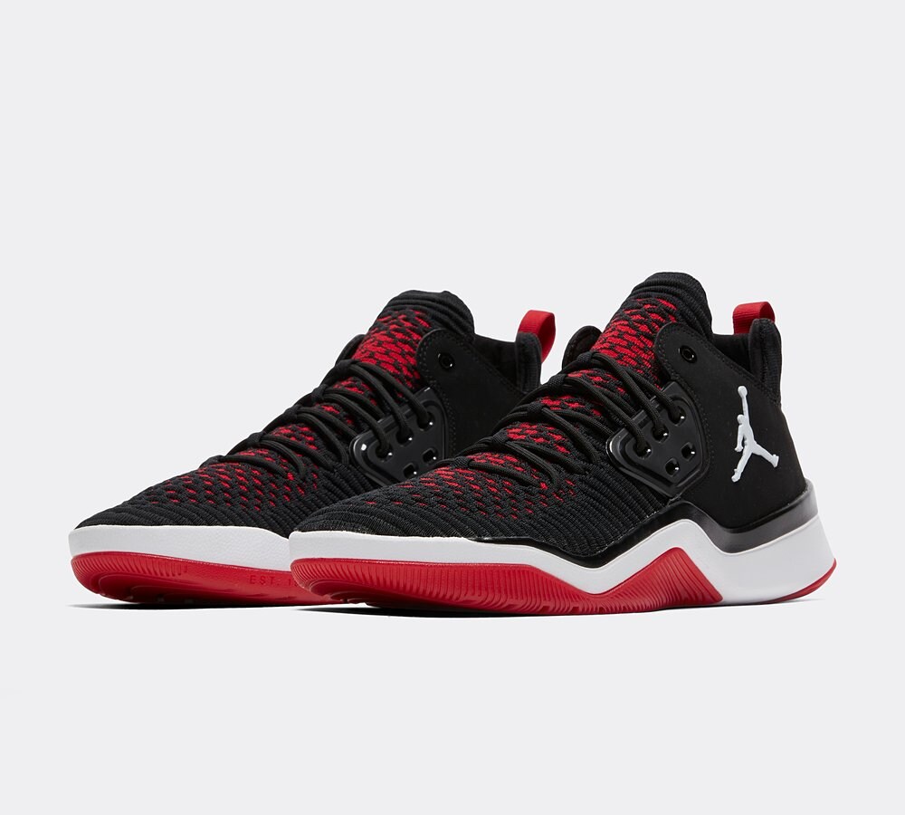 Nike DNA LX Trainer Black Red White Footasylum