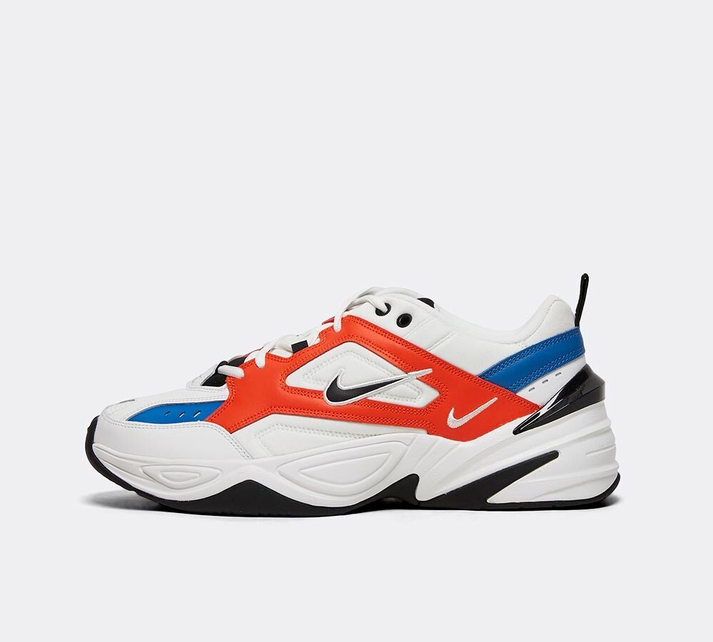 nike m2k tekno white and orange
