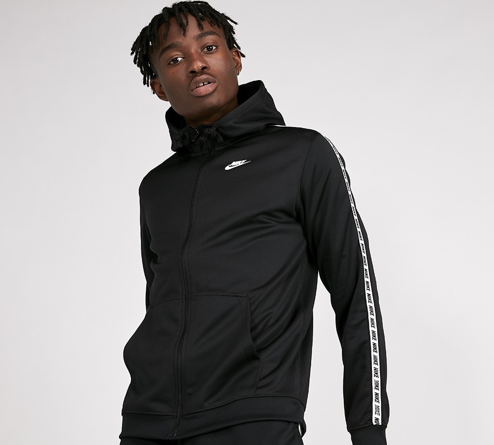 nike repeat tape full zip hoodie