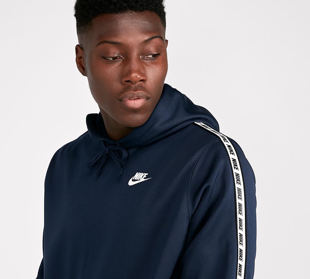 nike tape overhead hooded top