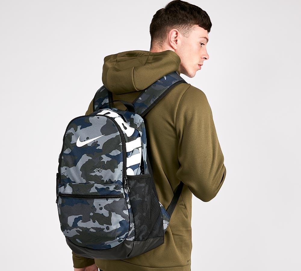 nike brasilia backpack camo