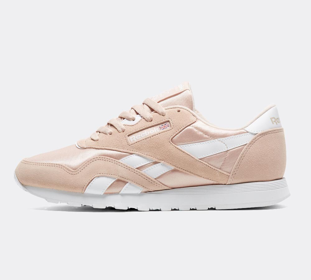 men's reebok leather beige