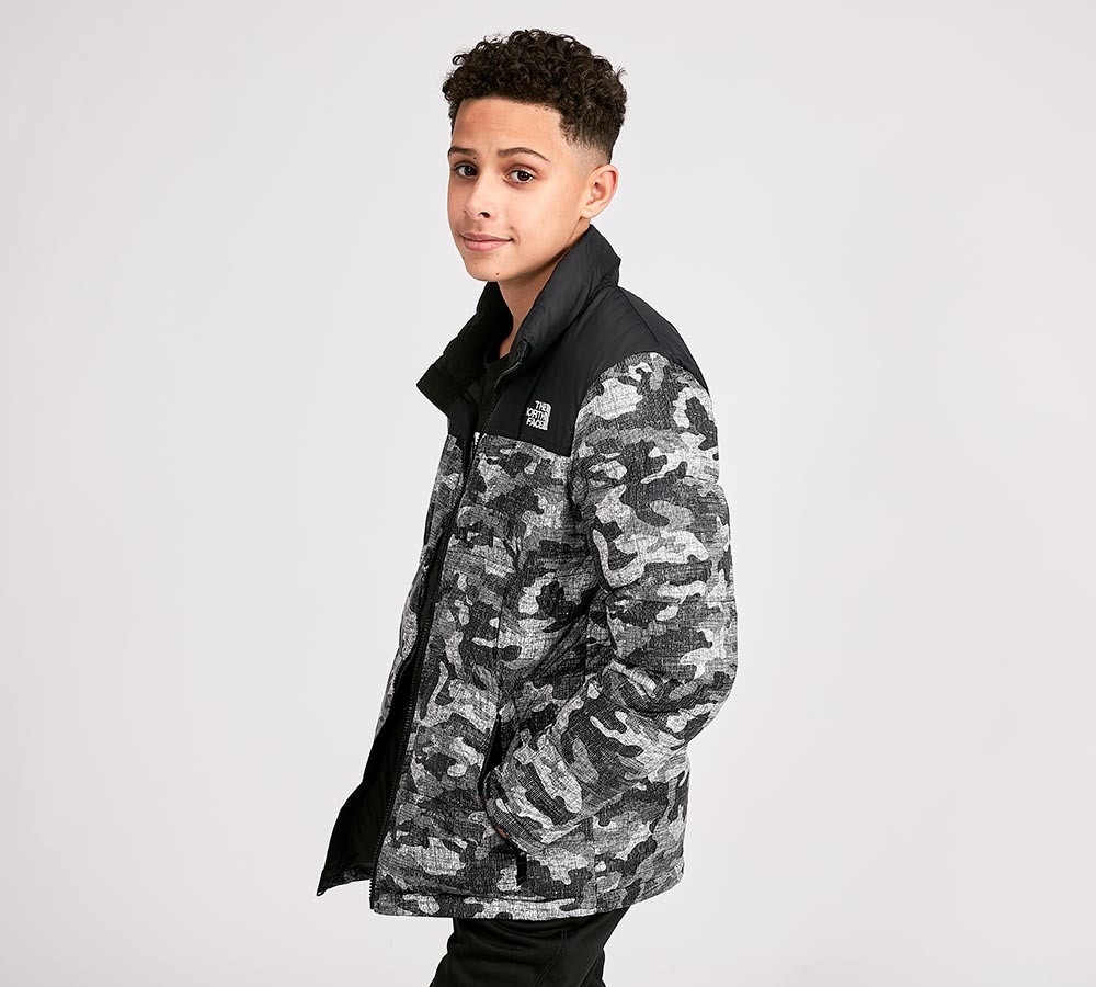 north face camouflage jacket