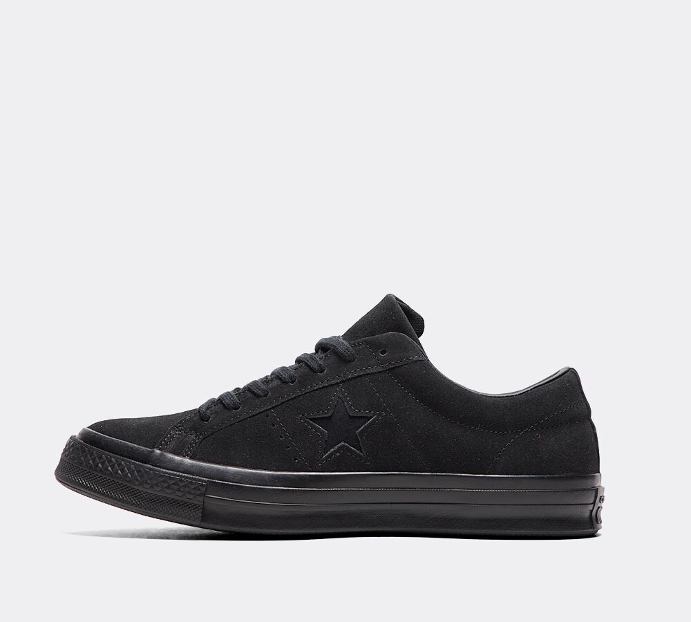 converse one star mono black
