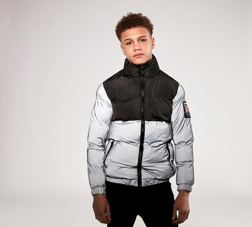 juniors long puffer coat