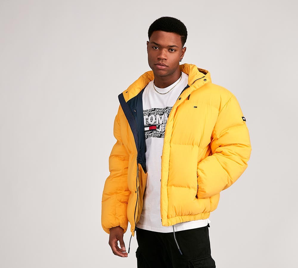 tommy hilfiger oversized down jacket