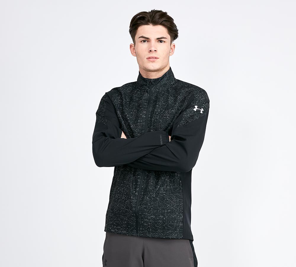 under armour storm printed jacket
