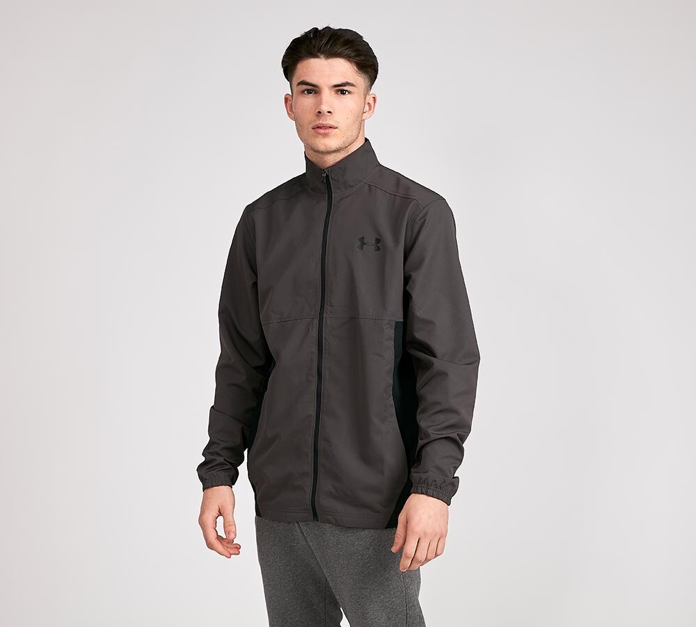 under armour sportstyle woven full zip jacket