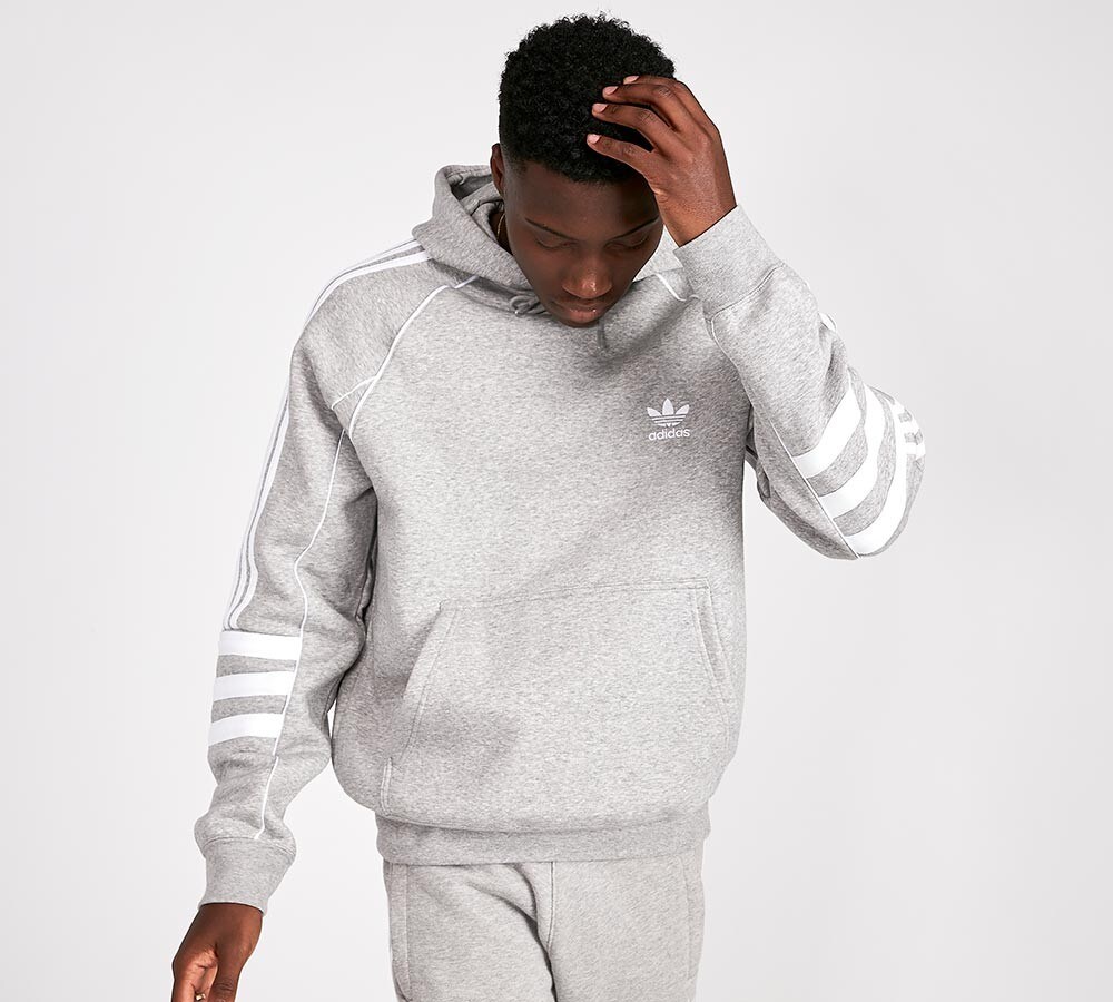 adidas authentic hoodie grey